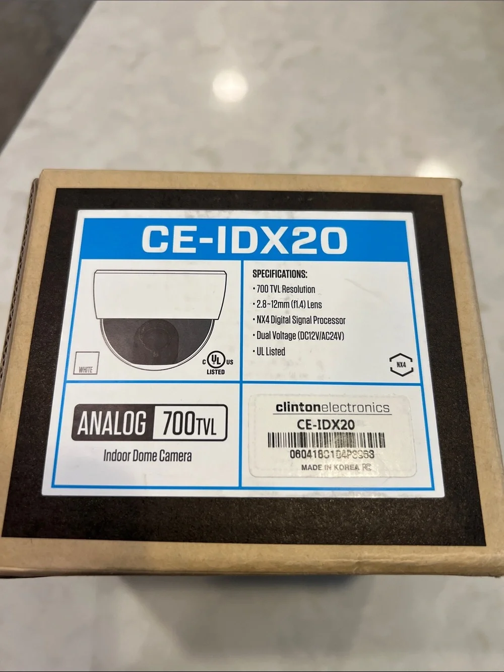 IDX Series Dome Camera - Black